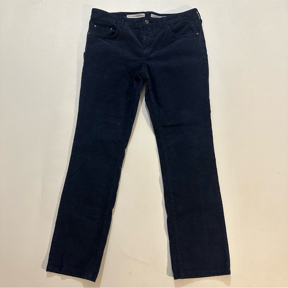 Pilcro and the Letterpress Women’s size 31 Navy Blue Corduroy Parallel Pants - Picture 1 of 11